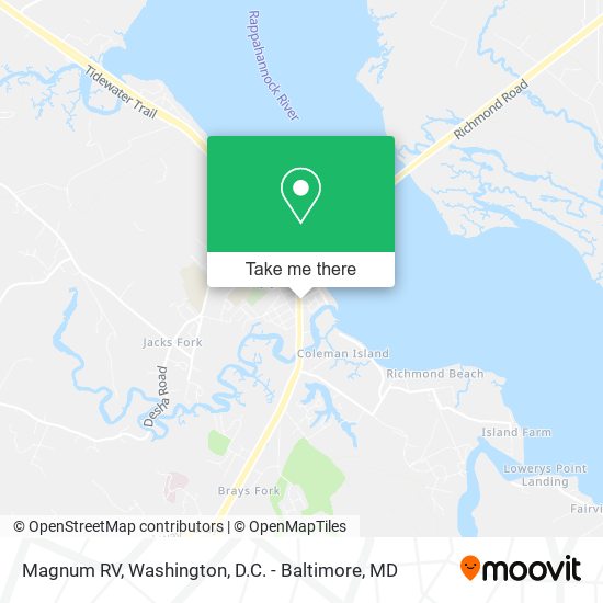 Magnum RV map