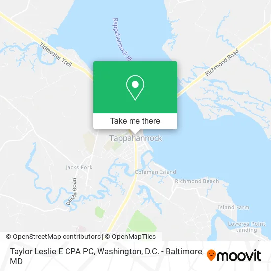 Taylor Leslie E CPA PC map