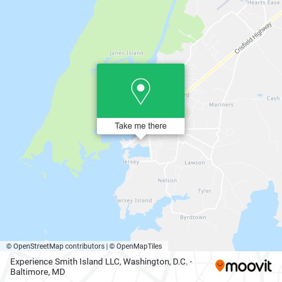 Experience Smith Island LLC map