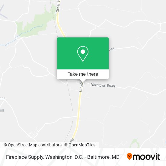 Fireplace Supply map