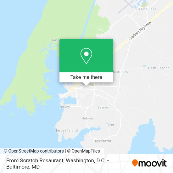 From Scratch Resaurant map