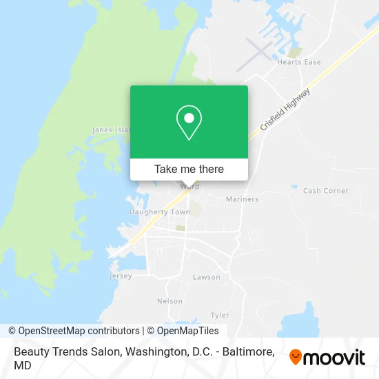 Beauty Trends Salon map