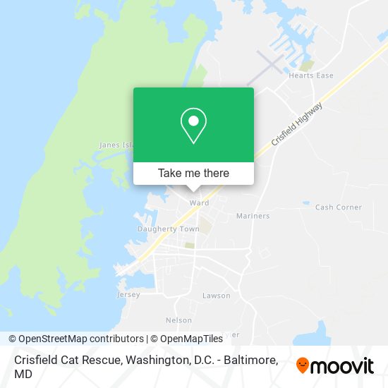 Mapa de Crisfield Cat Rescue