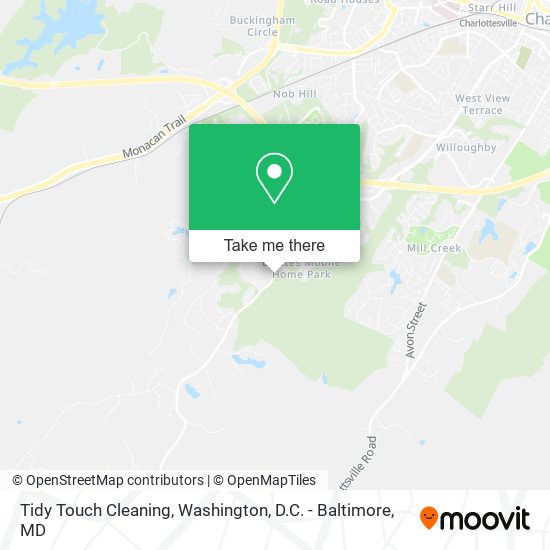 Tidy Touch Cleaning map