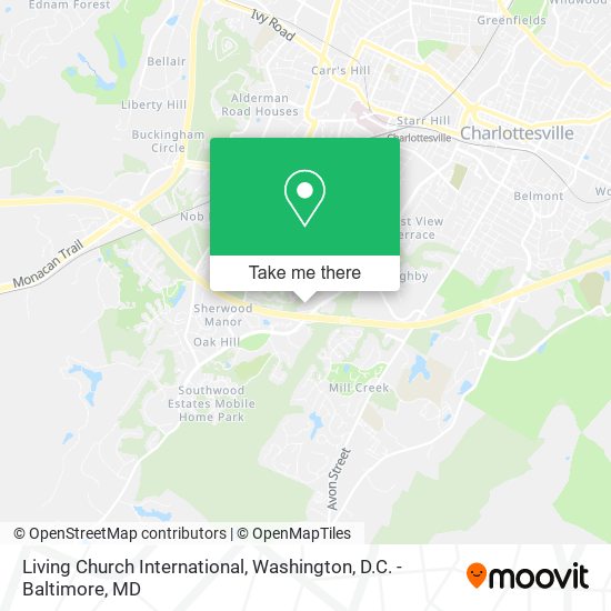 Mapa de Living Church International