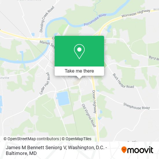 James M Bennett Seniorg V map