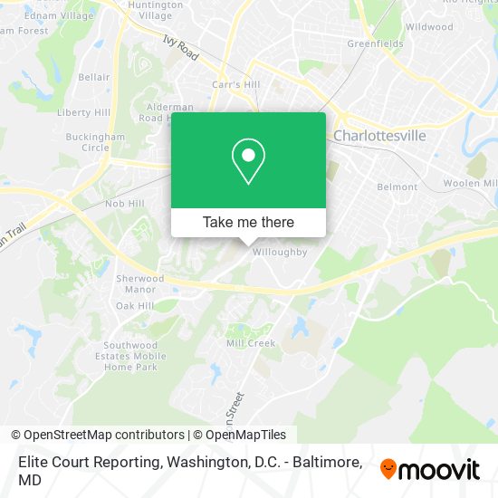Mapa de Elite Court Reporting