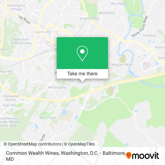 Mapa de Common Wealth Wines