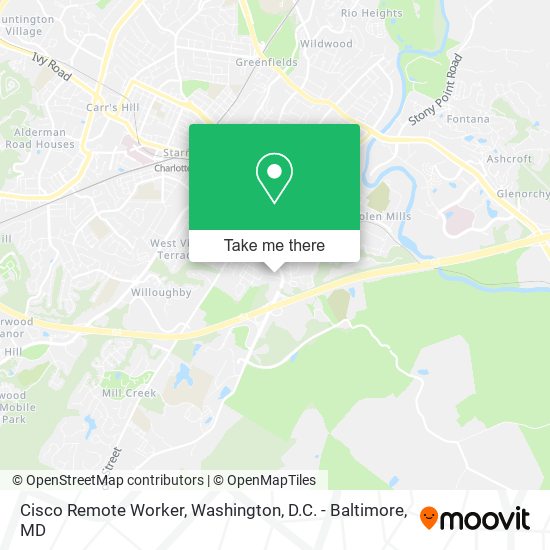 Cisco Remote Worker map