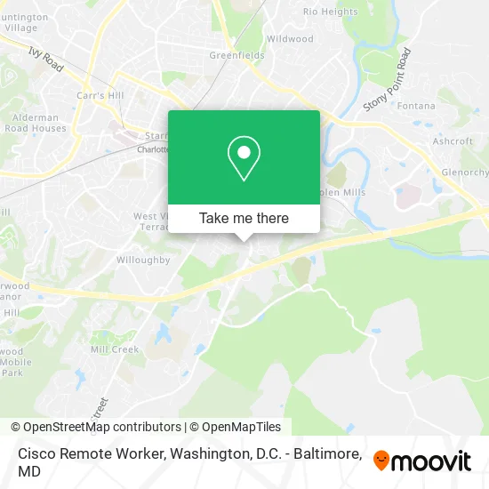 Cisco Remote Worker map