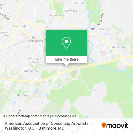 American Association of Consulting Arborists map