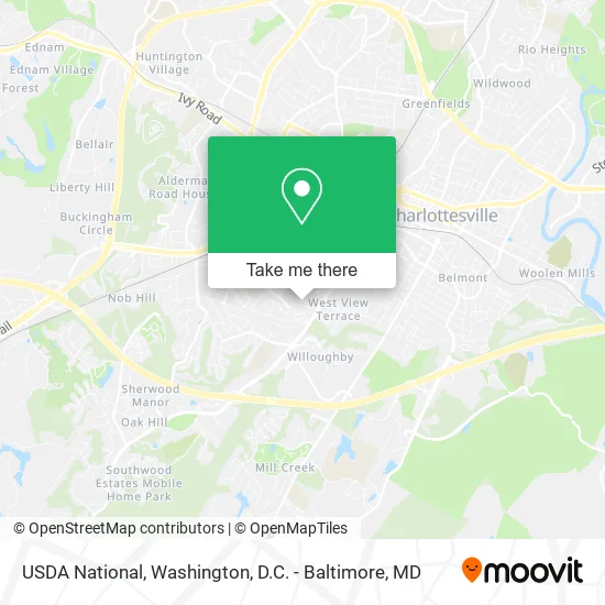 Mapa de USDA National