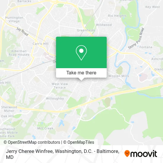 Jerry Cheree Winfree map