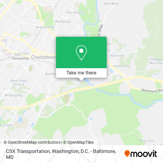 CSX Transportation map