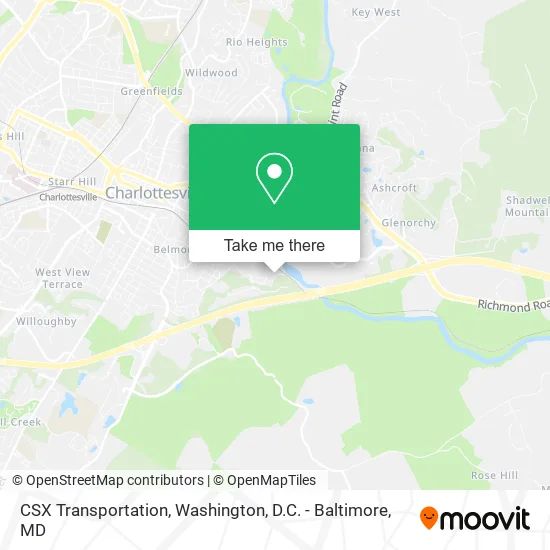 CSX Transportation map