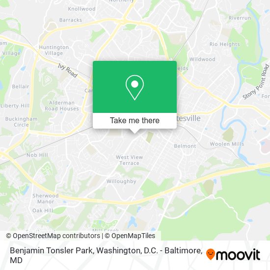 Mapa de Benjamin Tonsler Park