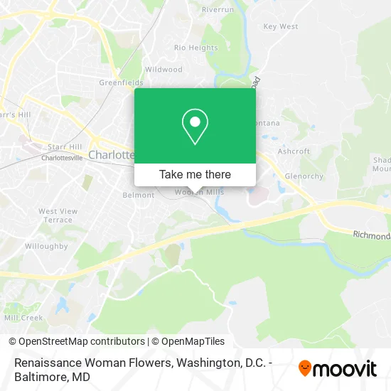 Renaissance Woman Flowers map