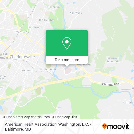 Mapa de American Heart Association