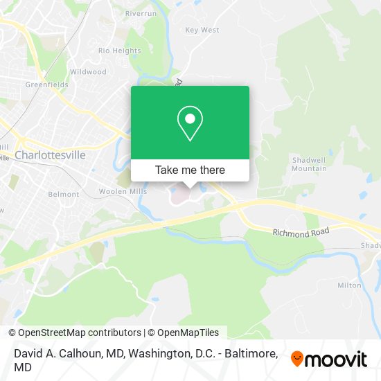 David A. Calhoun, MD map