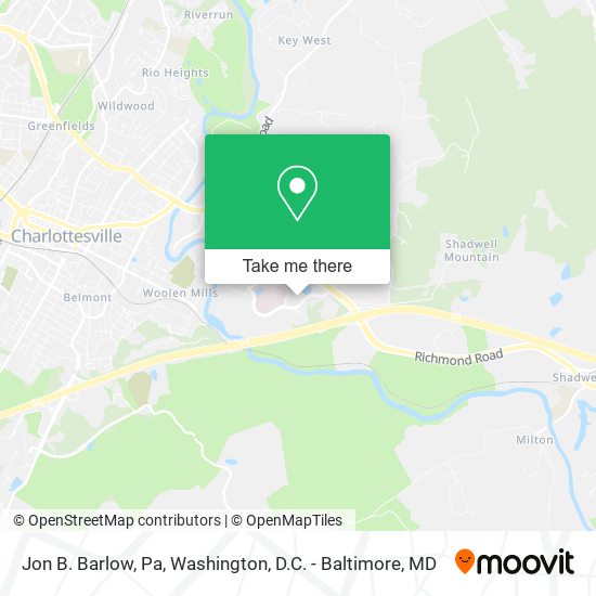 Jon B. Barlow, Pa map