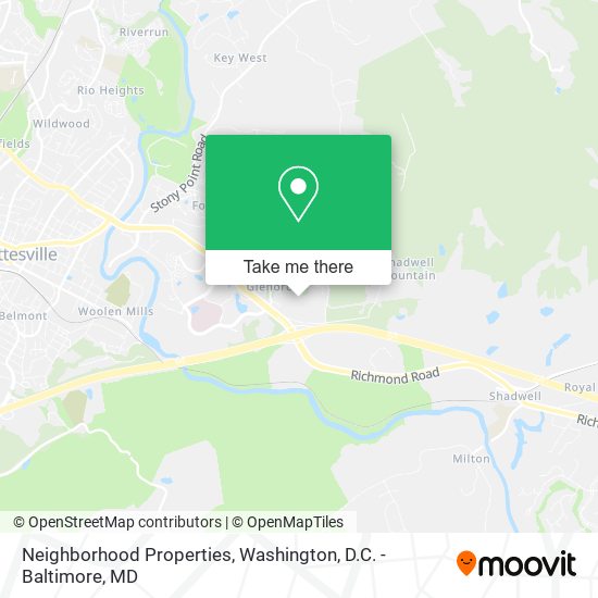 Neighborhood Properties map
