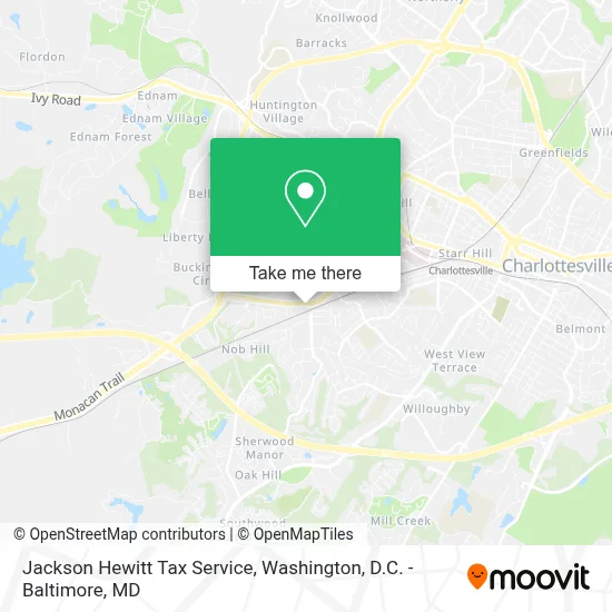 Jackson Hewitt Tax Service map