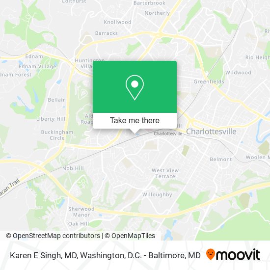 Mapa de Karen E Singh, MD