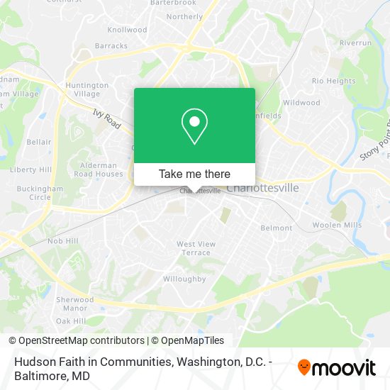 Mapa de Hudson Faith in Communities
