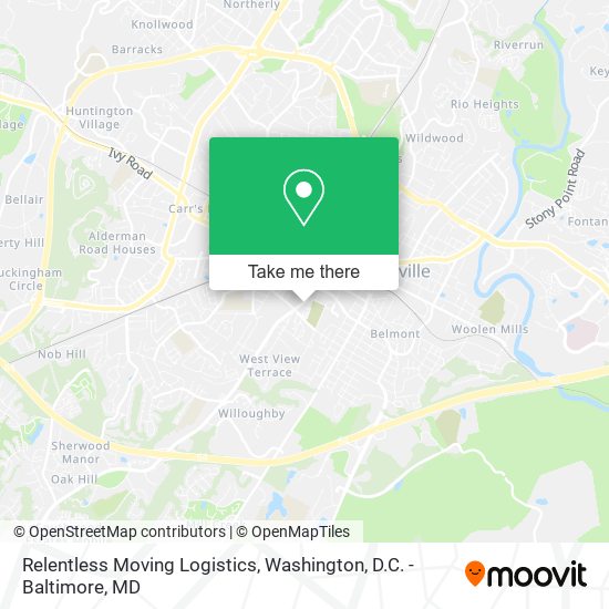Relentless Moving Logistics map