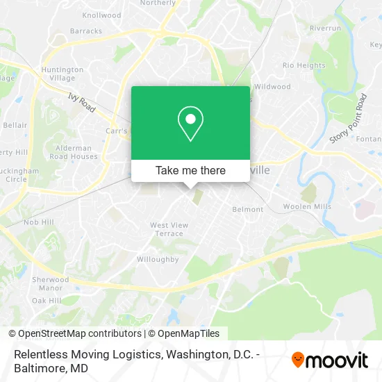 Mapa de Relentless Moving Logistics