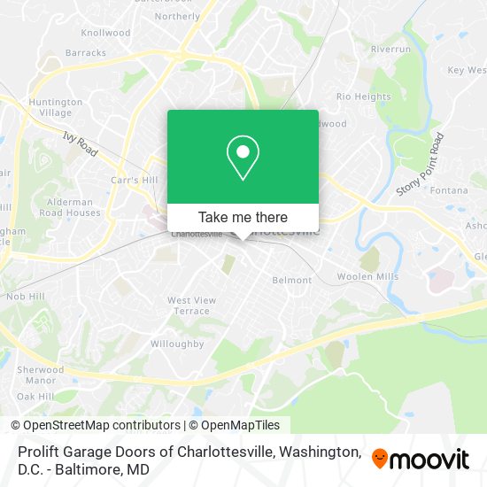 Mapa de Prolift Garage Doors of Charlottesville