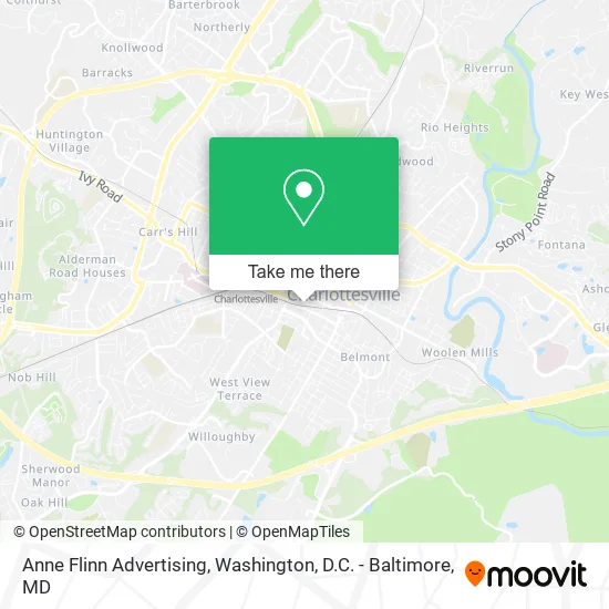 Anne Flinn Advertising map