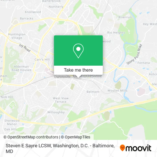 Steven E Sayre LCSW map