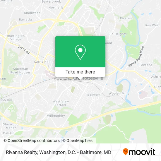 Rivanna Realty map