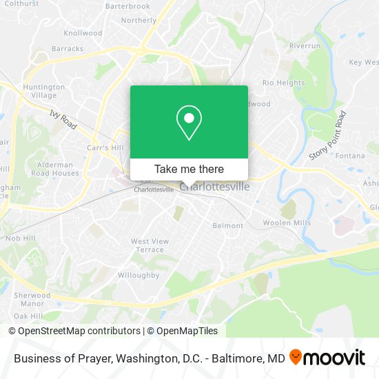 Business of Prayer map
