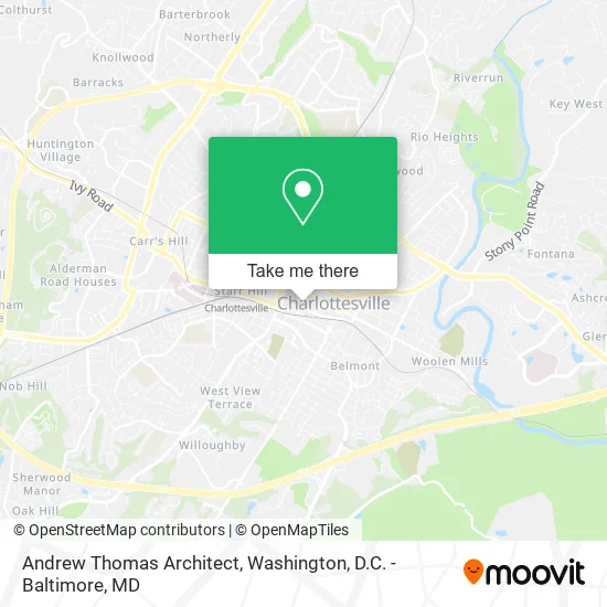 Andrew Thomas Architect map