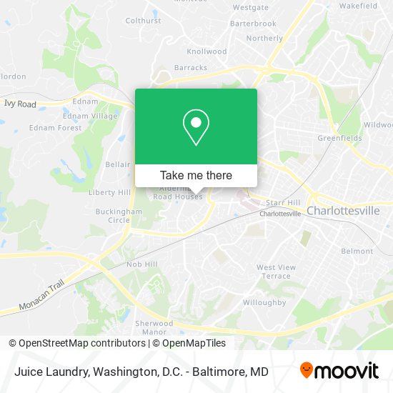 Mapa de Juice Laundry