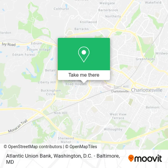 Atlantic Union Bank map