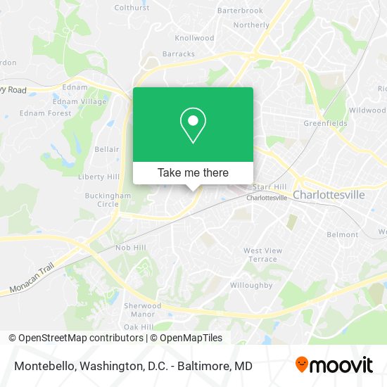 Montebello map