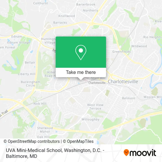 UVA Mini-Medical School map