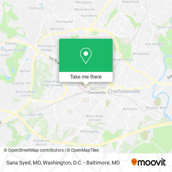 Sana Syed, MD map