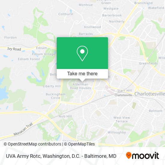 UVA Army Rotc map