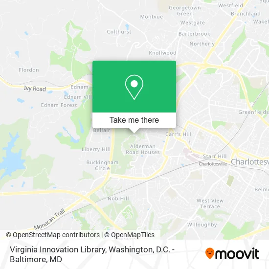 Mapa de Virginia Innovation Library