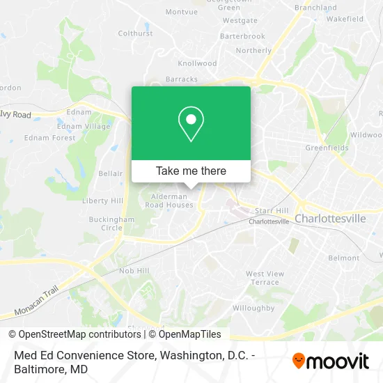 Med Ed Convenience Store map