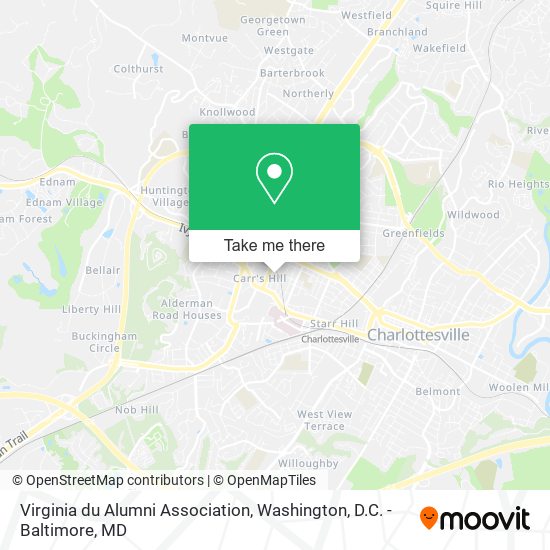 Virginia du Alumni Association map