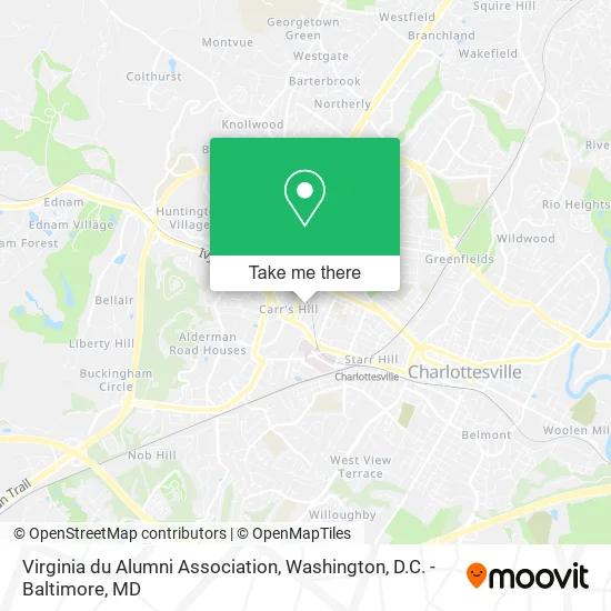 Virginia du Alumni Association map