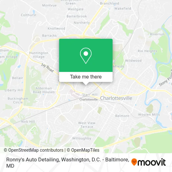 Ronny's Auto Detailing map