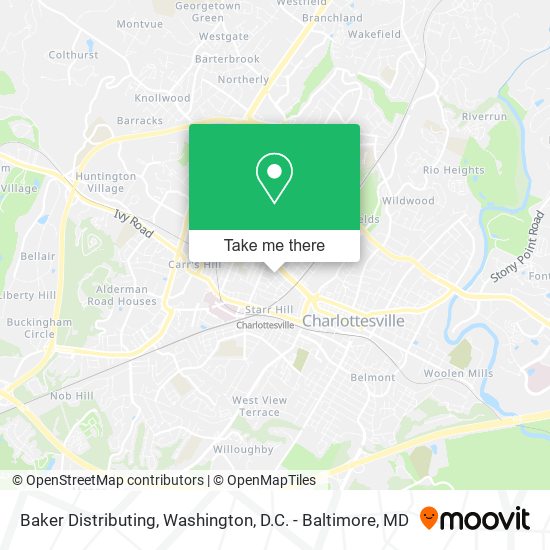 Mapa de Baker Distributing