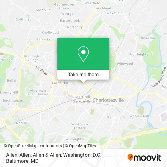 Allen, Allen, Allen & Allen map