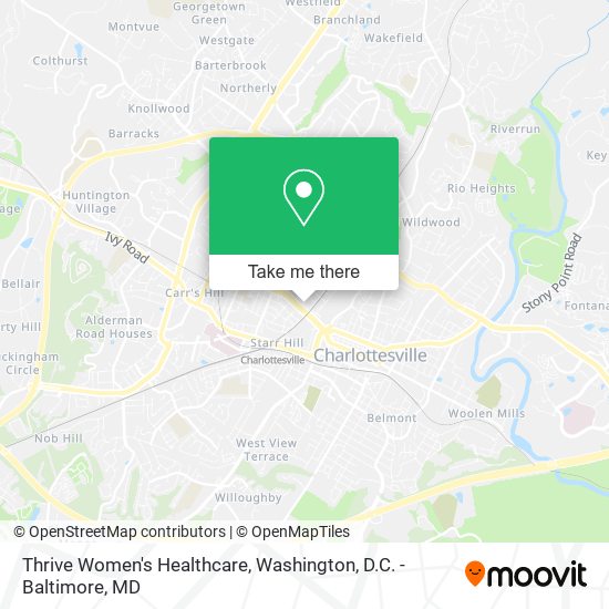 Thrive Women's Healthcare map